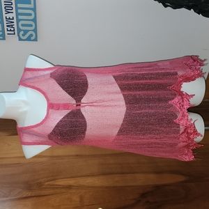 Simply Noelle Swimsuit Cover-Up Coral Pink